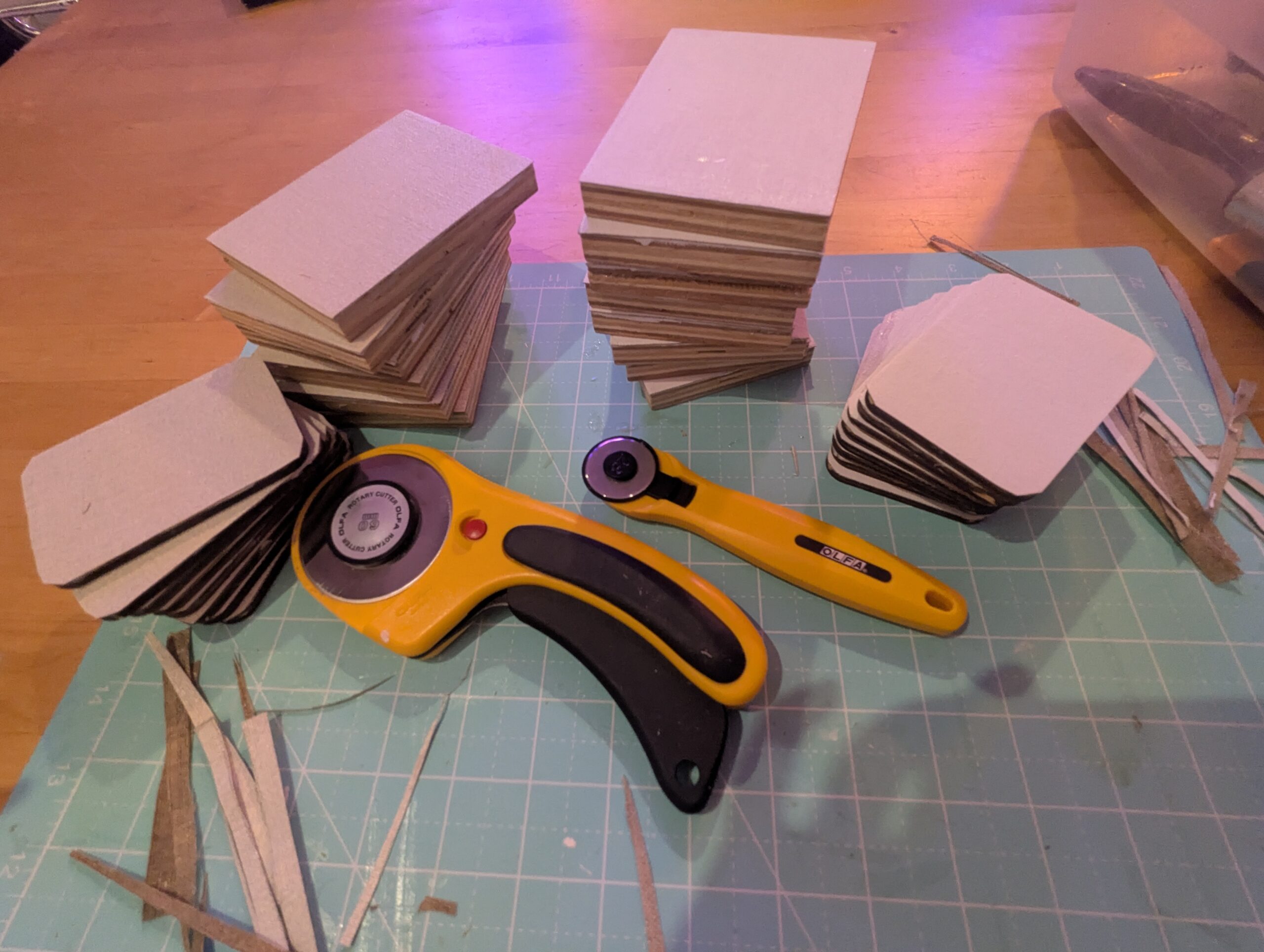 Keeping it Real: 7 Bold Reminders to Show Yourself Grace in your Craft 4 Mini panels, freshly trimmed